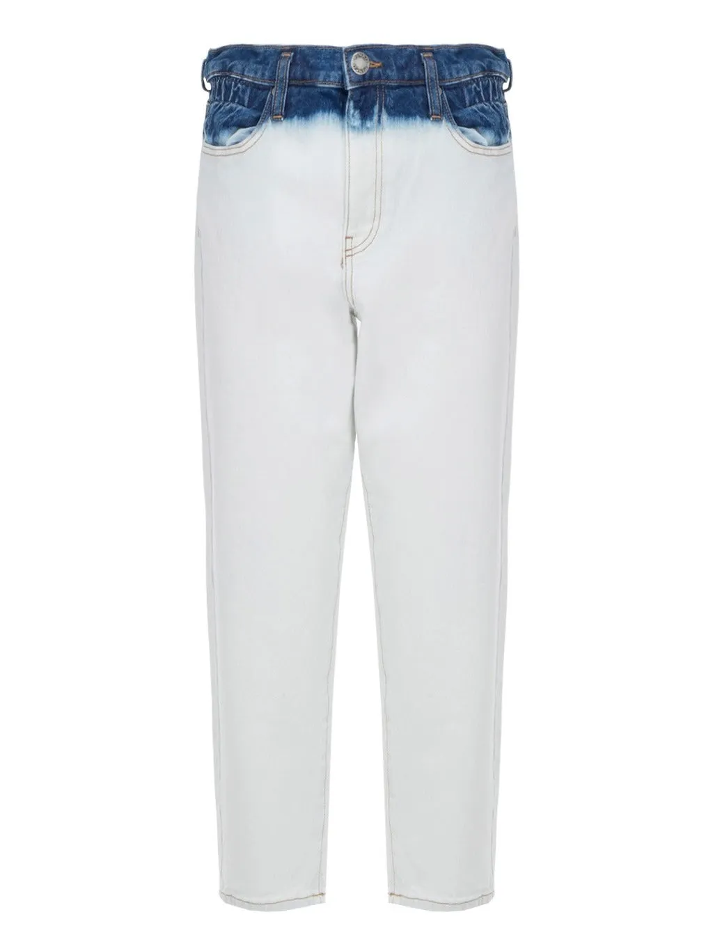 Pinko Two-Tone High Waisted Jeans