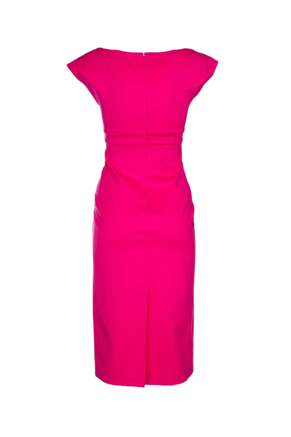 Pinko V-Neck Short-Sleeved Midi Dress