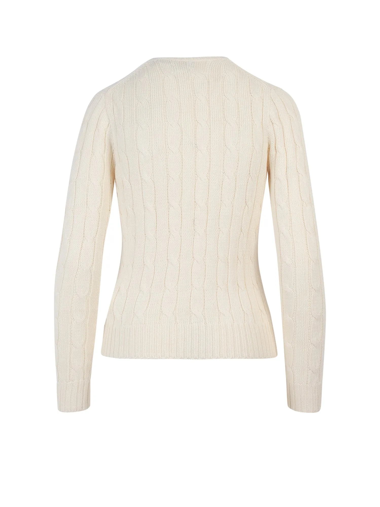 Polo Ralph Lauren Cable-Knitted V-Neck Sweater