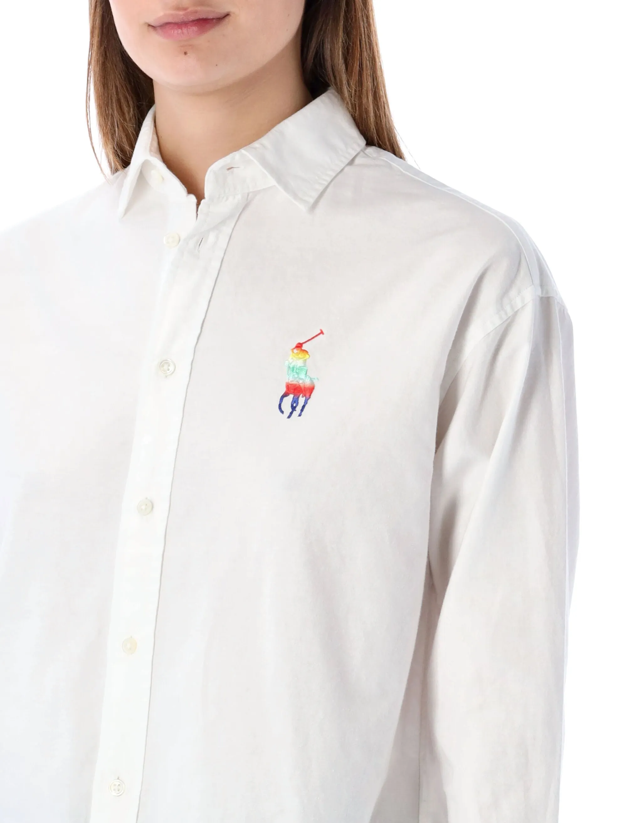 Polo Ralph Lauren Logo Embroidered Buttoned Shirt