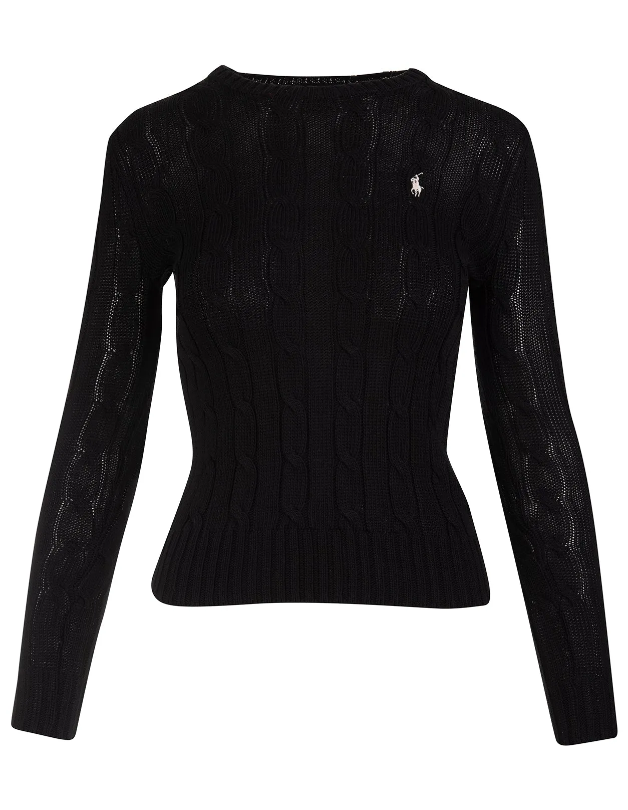 Polo Ralph Lauren Logo Embroidered Cable Knit Jumper
