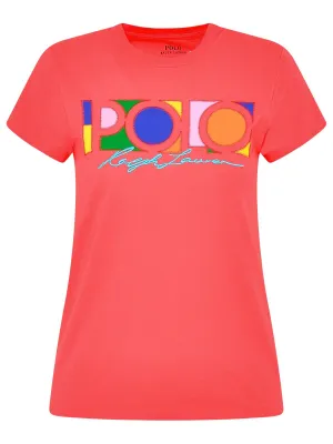 Polo Ralph Lauren Logo Embroidered Crewneck T-Shirt