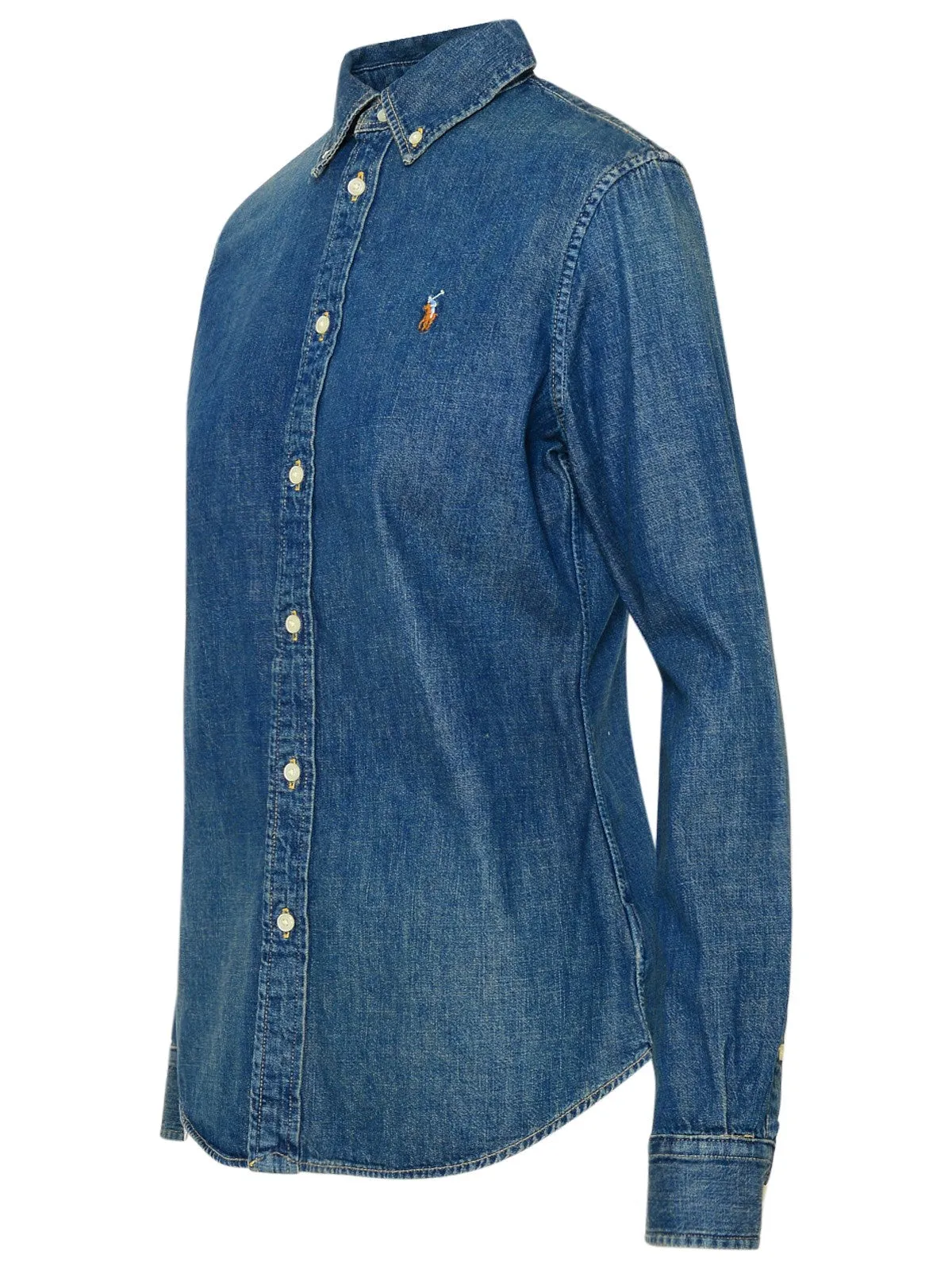 Polo Ralph Lauren Logo Embroidered Denim Shirt