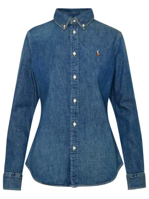 Polo Ralph Lauren Logo Embroidered Denim Shirt