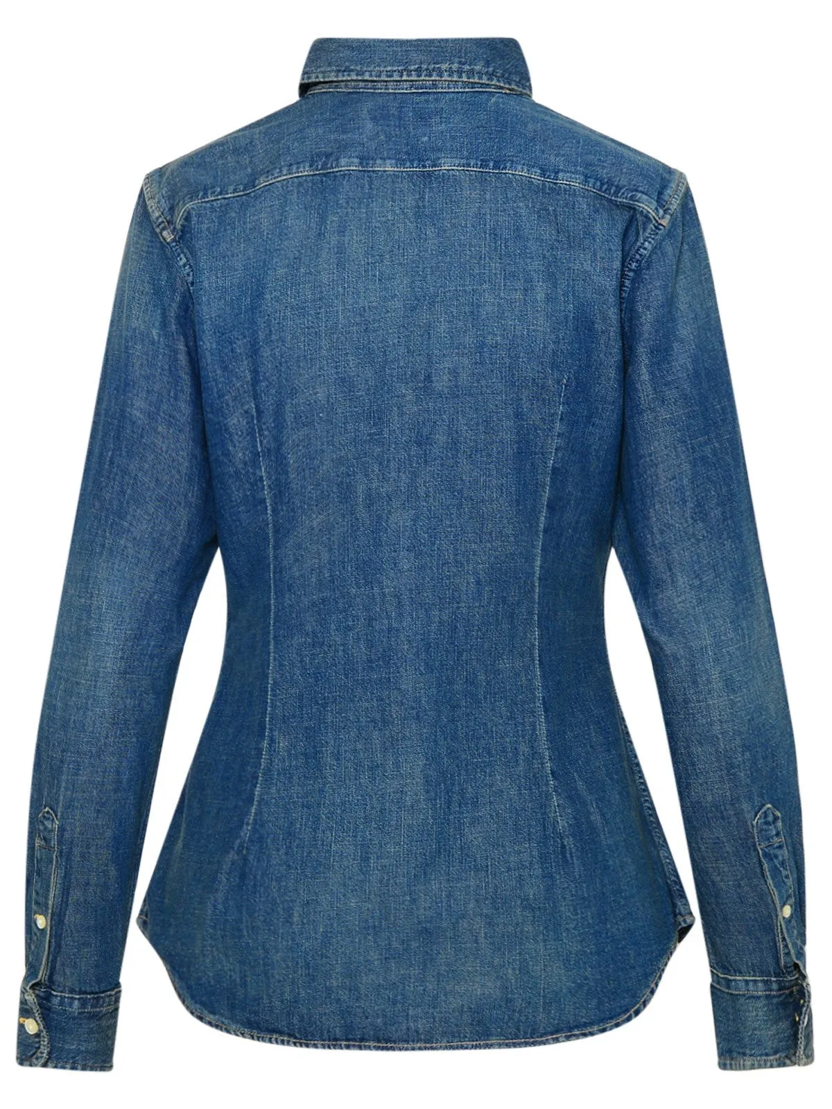 Polo Ralph Lauren Logo Embroidered Denim Shirt