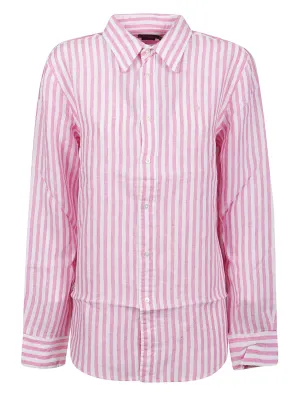 Polo Ralph Lauren Logo Embroidered Striped Shirt