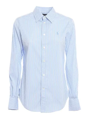 Polo Ralph Lauren Logo Embroidered Striped Shirt