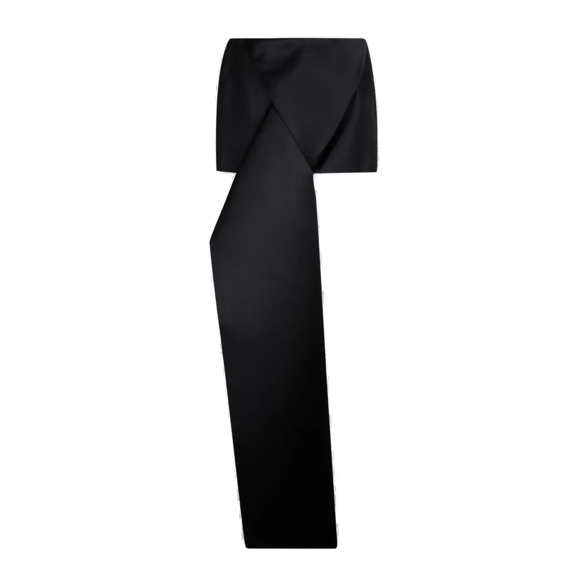 Prada Draped Satin Mini Skirt