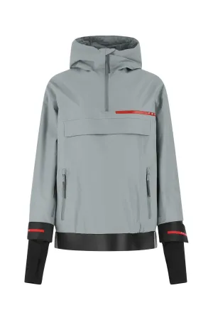 Prada Logo Detailed Zip-Up Jacket