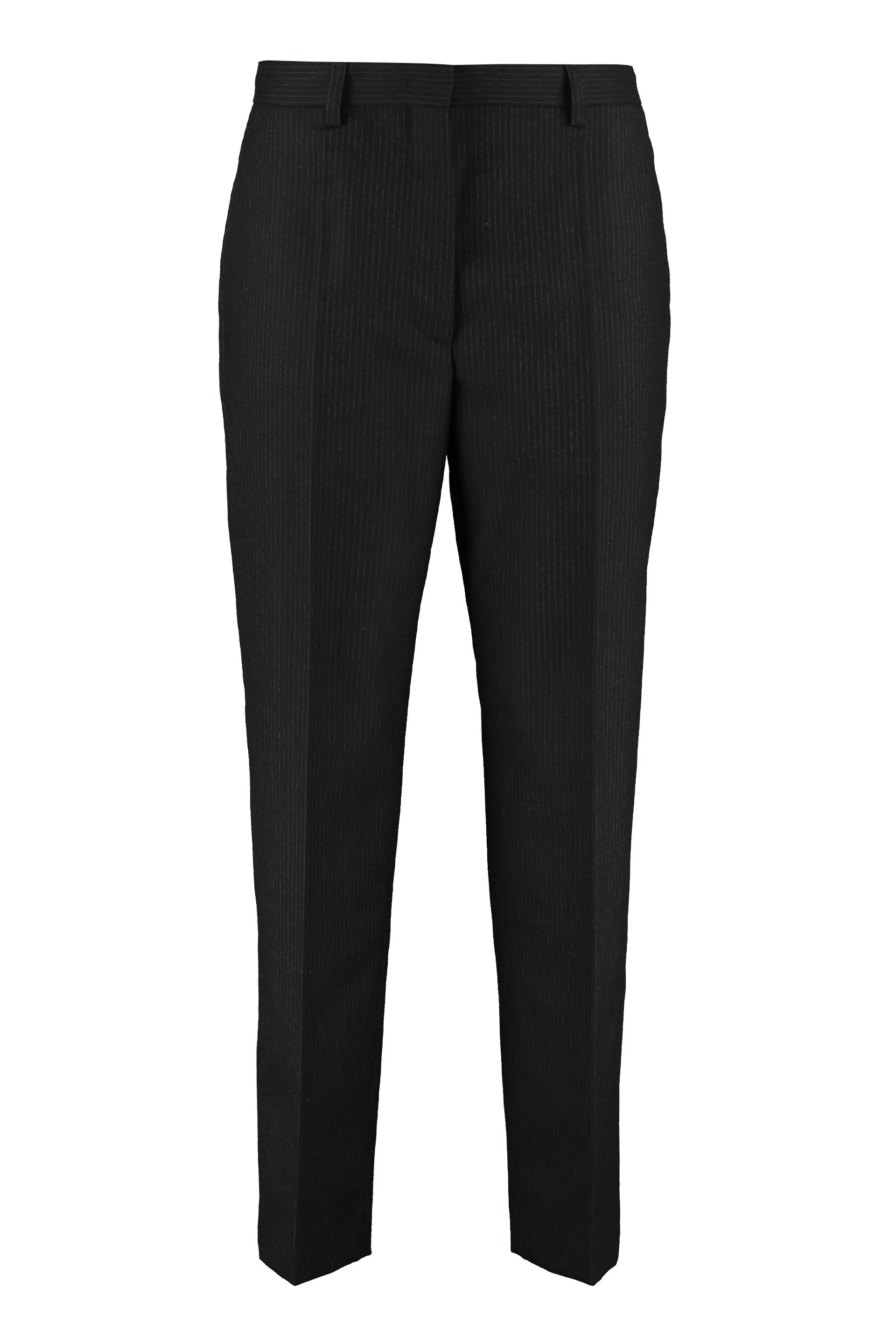 Prada Pinstriped Tailored Straight Leg Pants