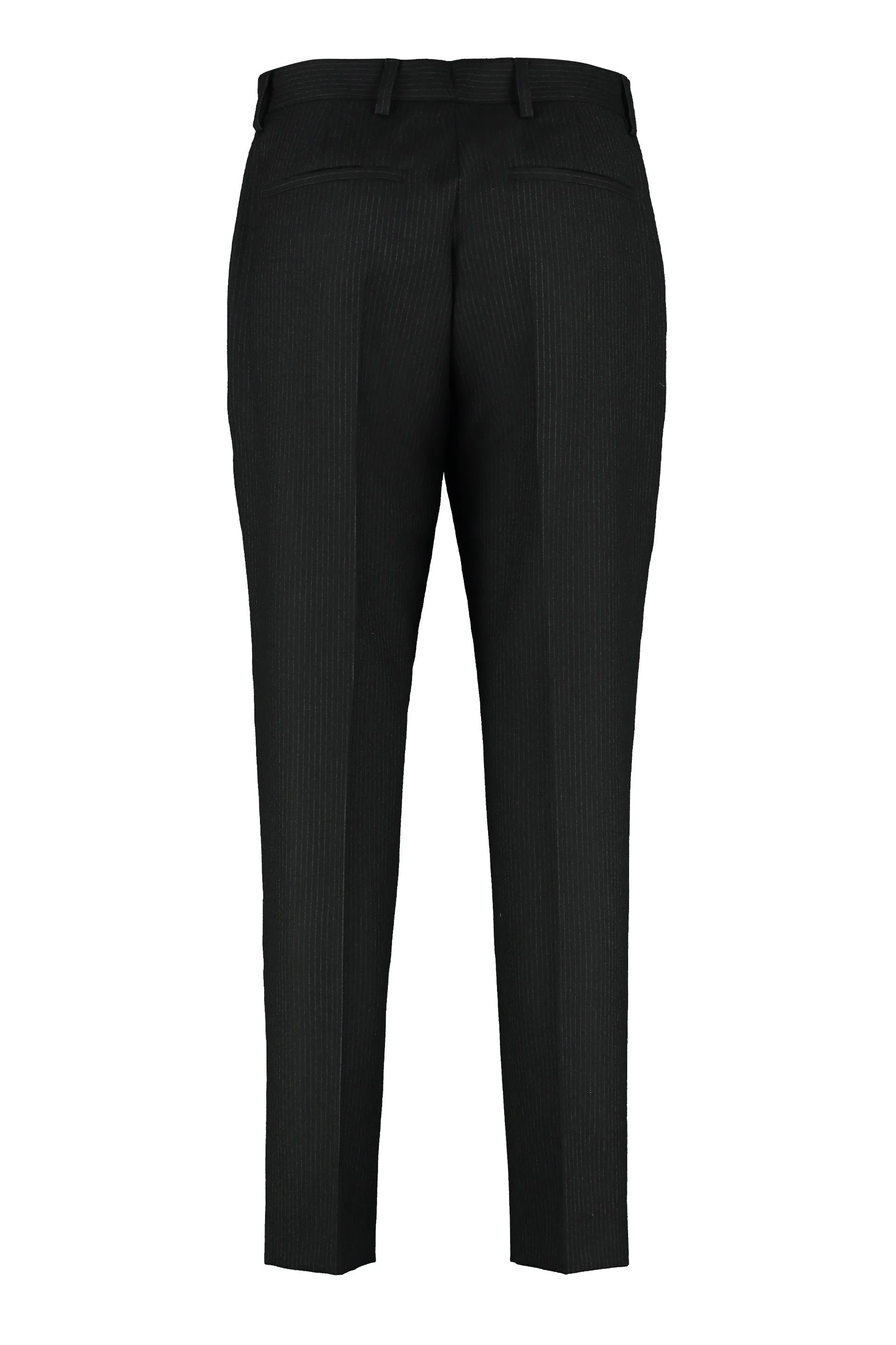 Prada Pinstriped Tailored Straight Leg Pants