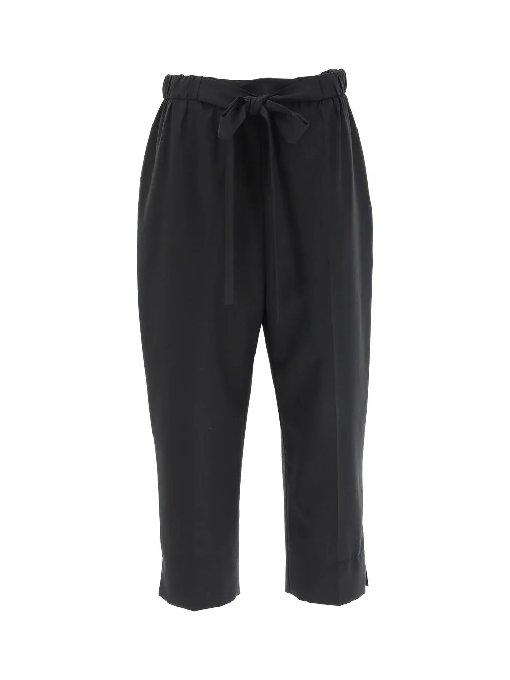 Prada Tie-Waist Cropped Trousers