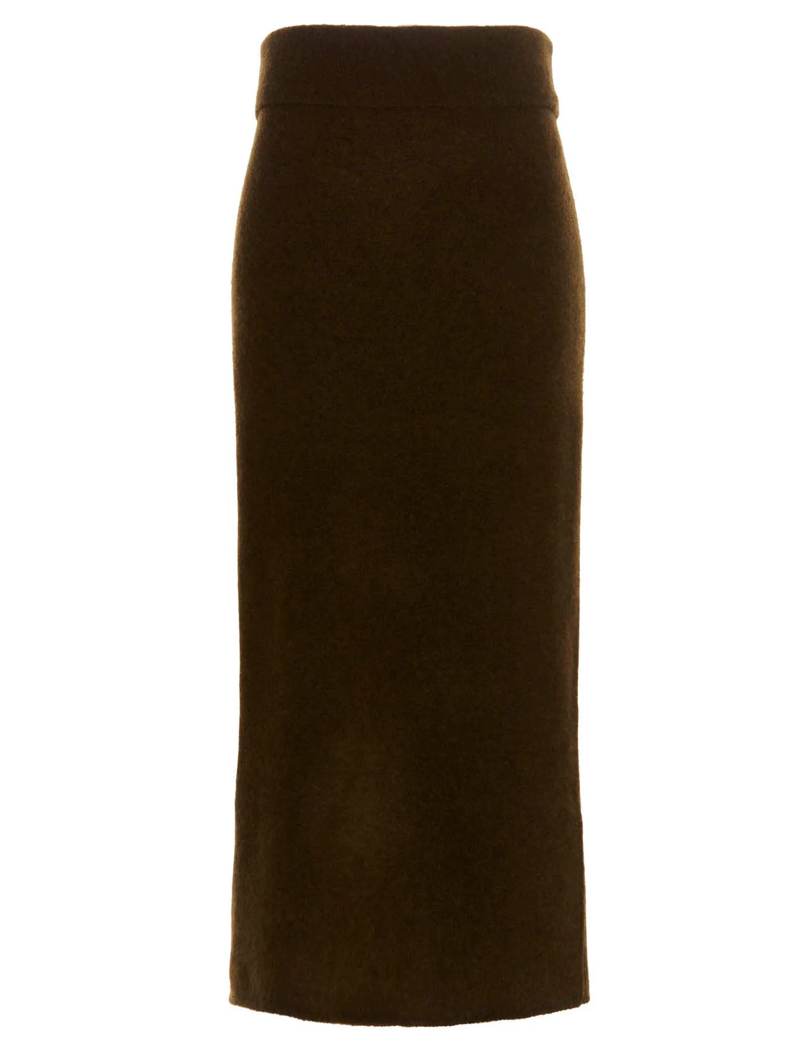 Proenza Schouler Foldover Waistband Knitted Midi Skirt