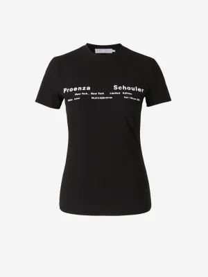 Proenza Schouler White Label Logo Printed T-Shirt
