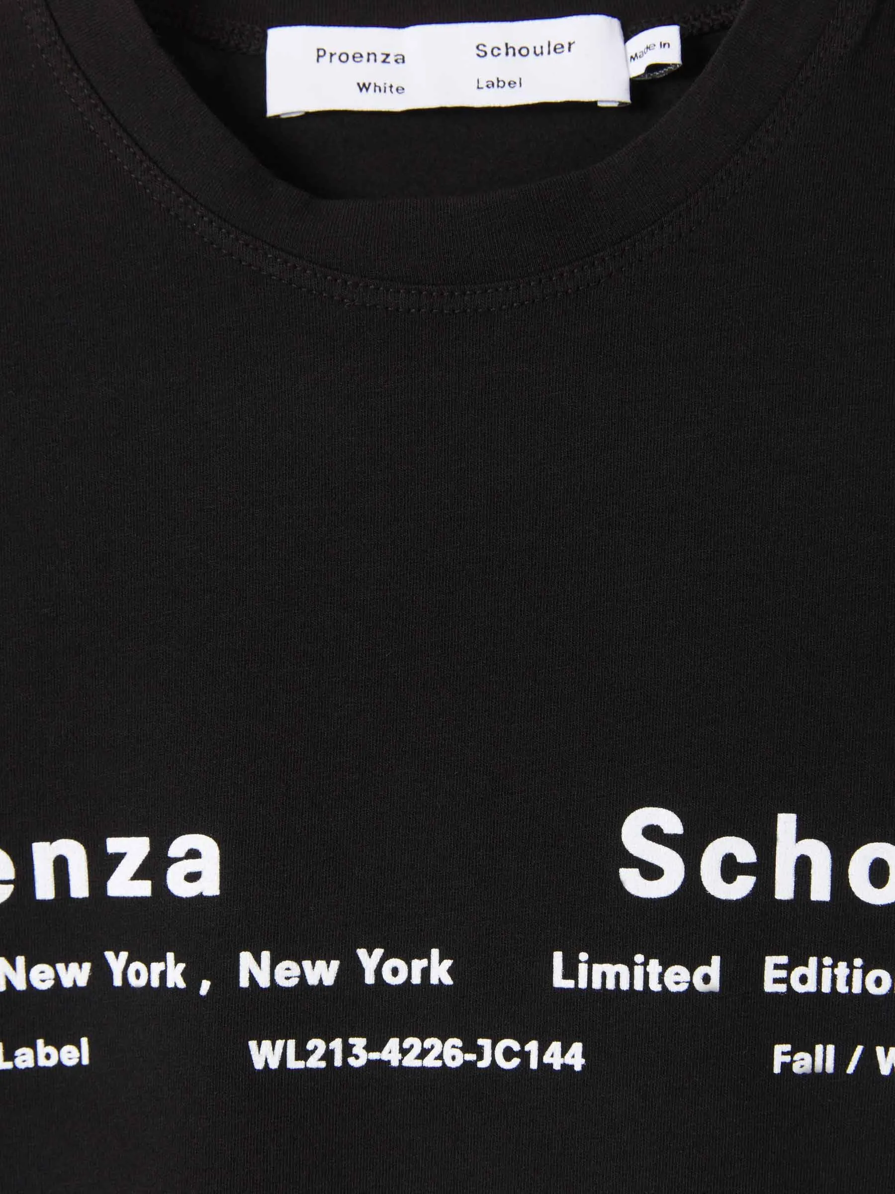 Proenza Schouler White Label Logo Printed T-Shirt