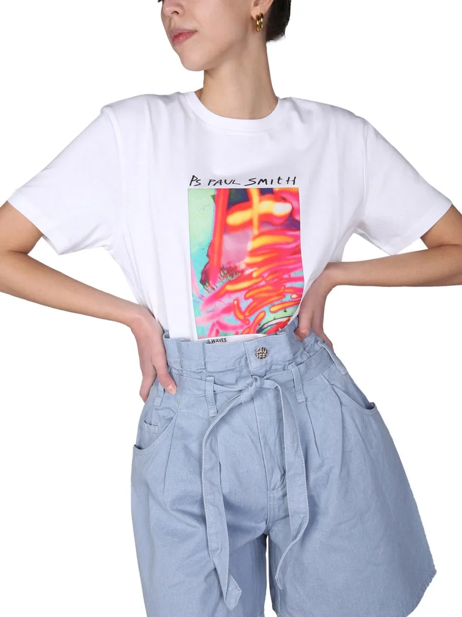 PS Paul Smith Printed Crewneck T-Shirt