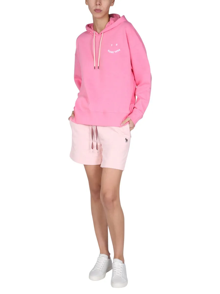 PS Paul Smith Smiley Logo Drawstring Hoodie
