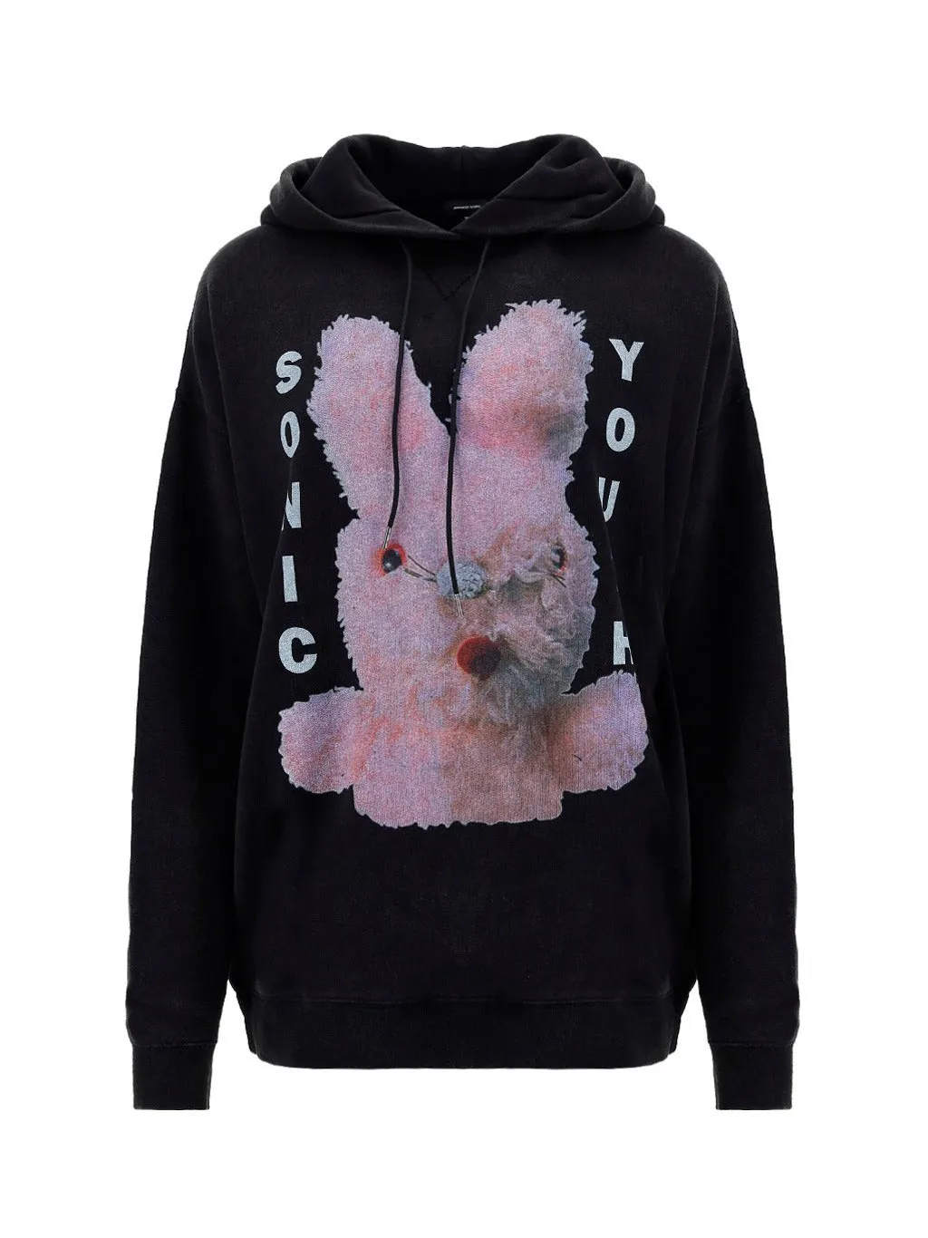 R13 Sonic Youth Rabbit Printed Hoodie