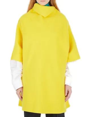 Raf Simons Ataraxia Scarf Neck Oversized Knit Jumper