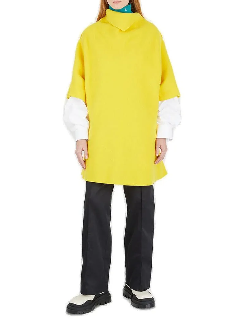 Raf Simons Ataraxia Scarf Neck Oversized Knit Jumper