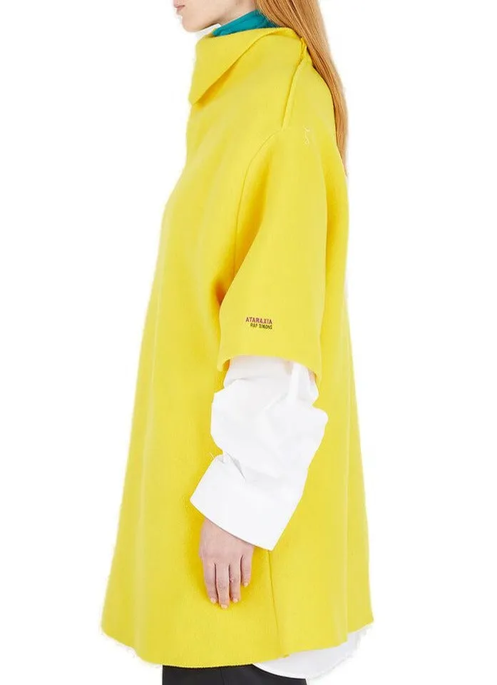Raf Simons Ataraxia Scarf Neck Oversized Knit Jumper