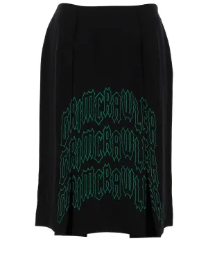 Raf Simons High-Waisted Midi Skirt