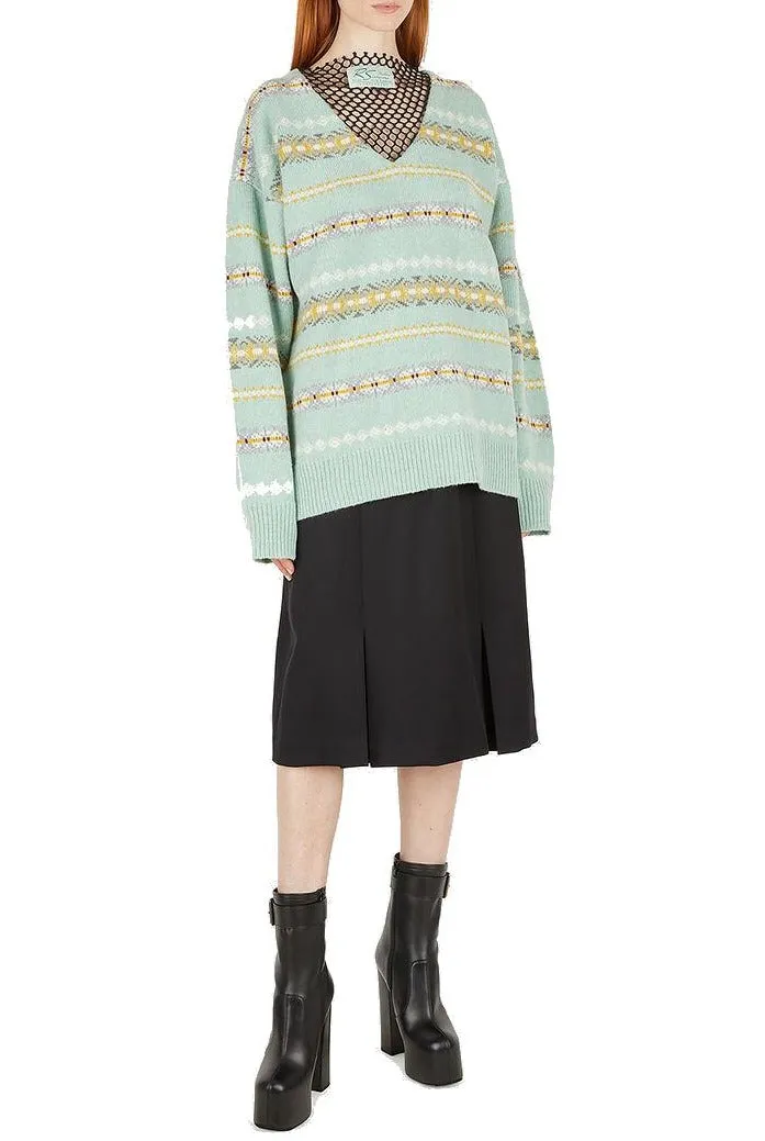 Raf Simons Pleated Mini Skirt