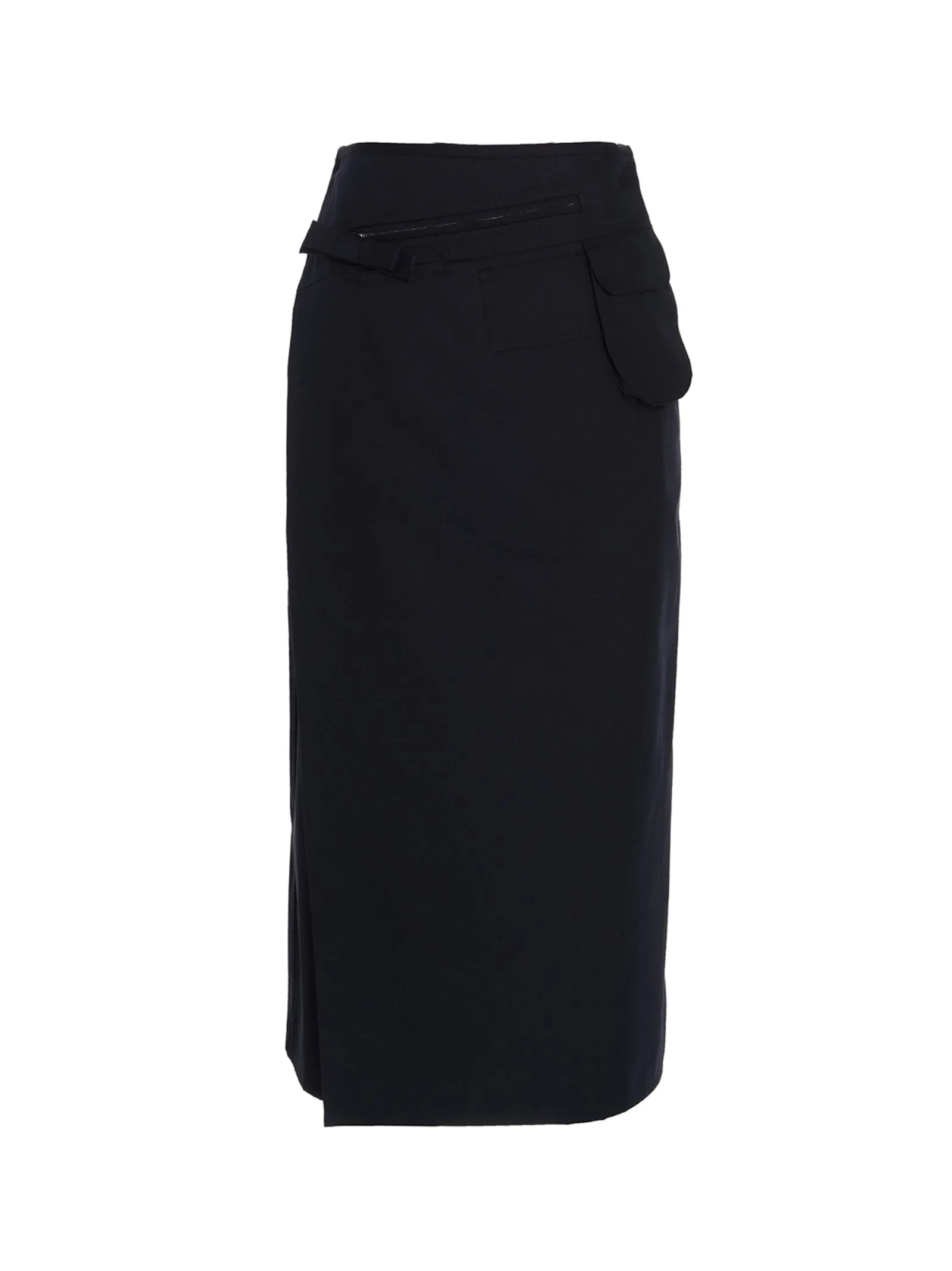 Raf Simons Pocket Detailed Wrap Midi Skirt