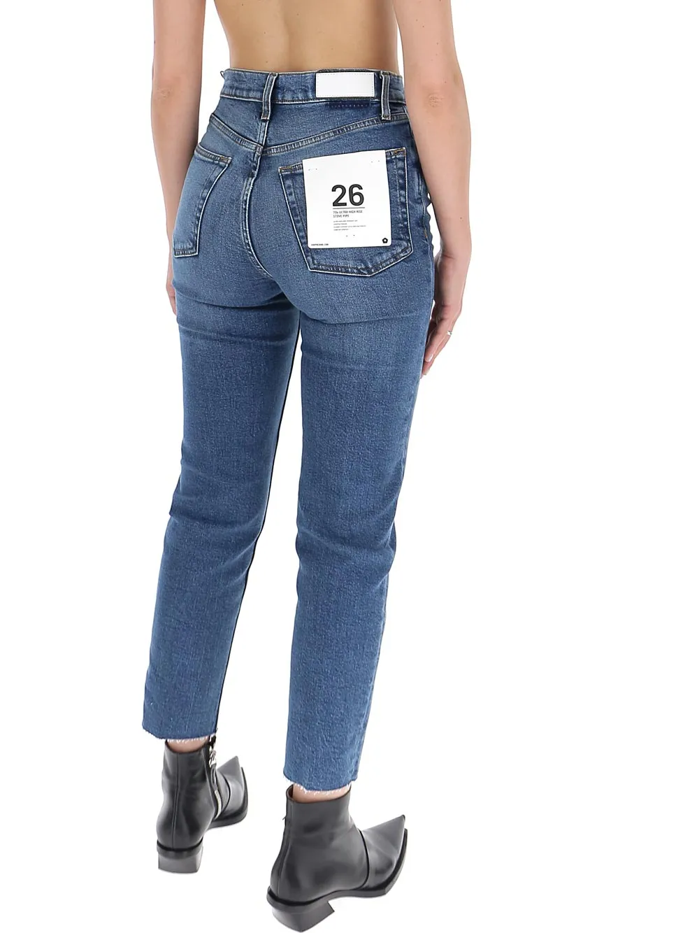 RE/DONE Cropped Slim-Fit Jeans