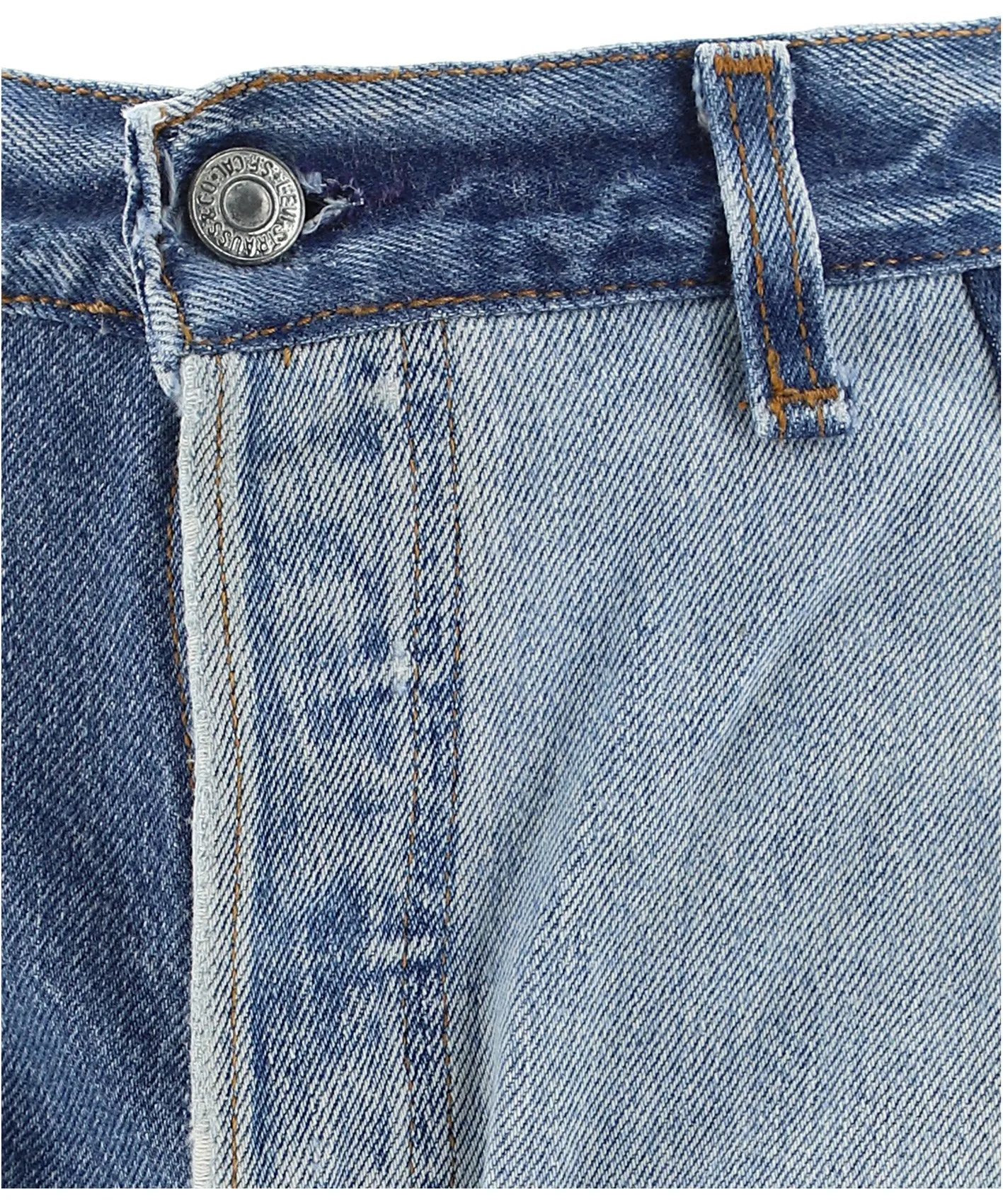 RE/DONE Patchwork Straight-Leg Cropped Jeans