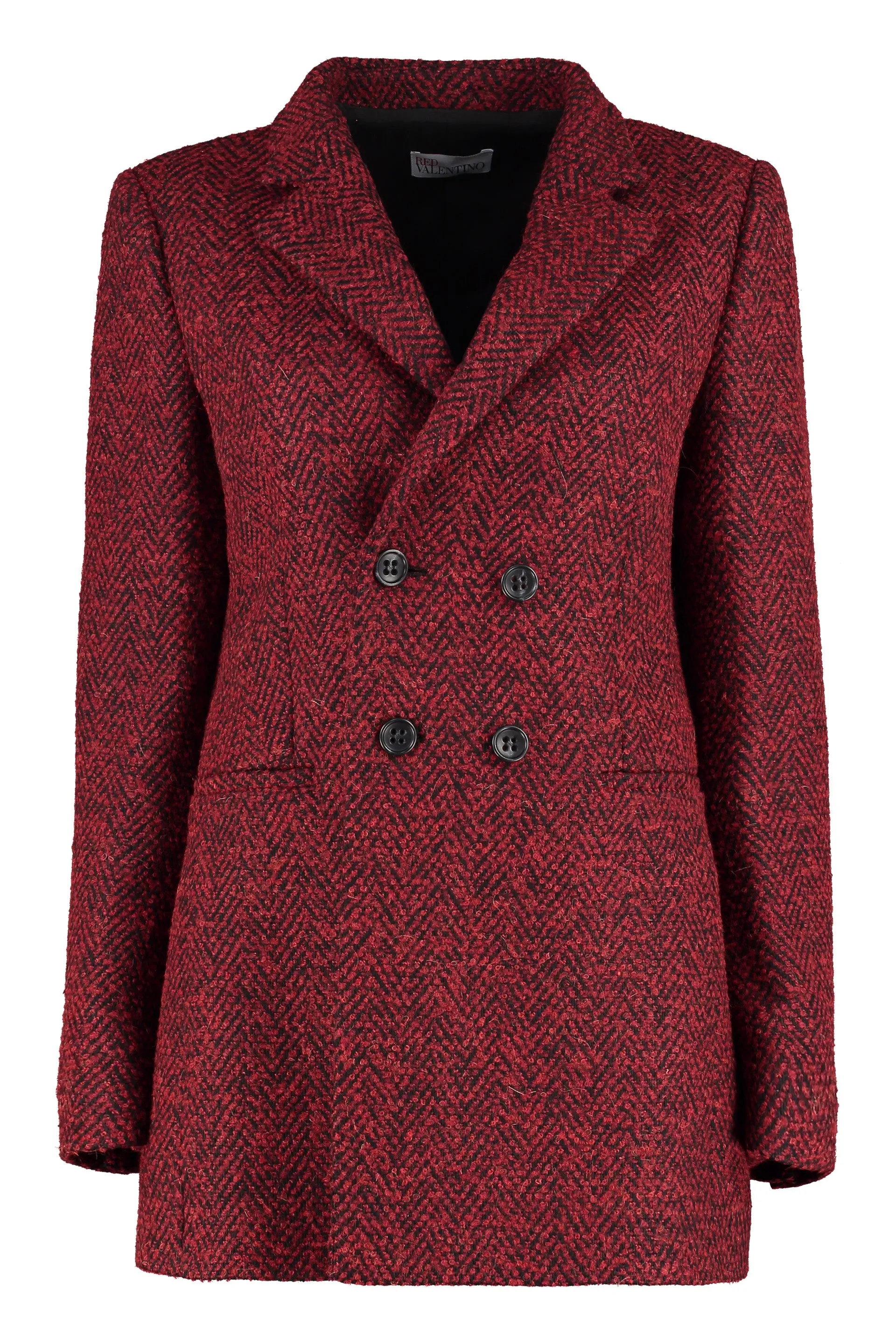 REDValentino Double-Breasted Long-Sleeved Jacket