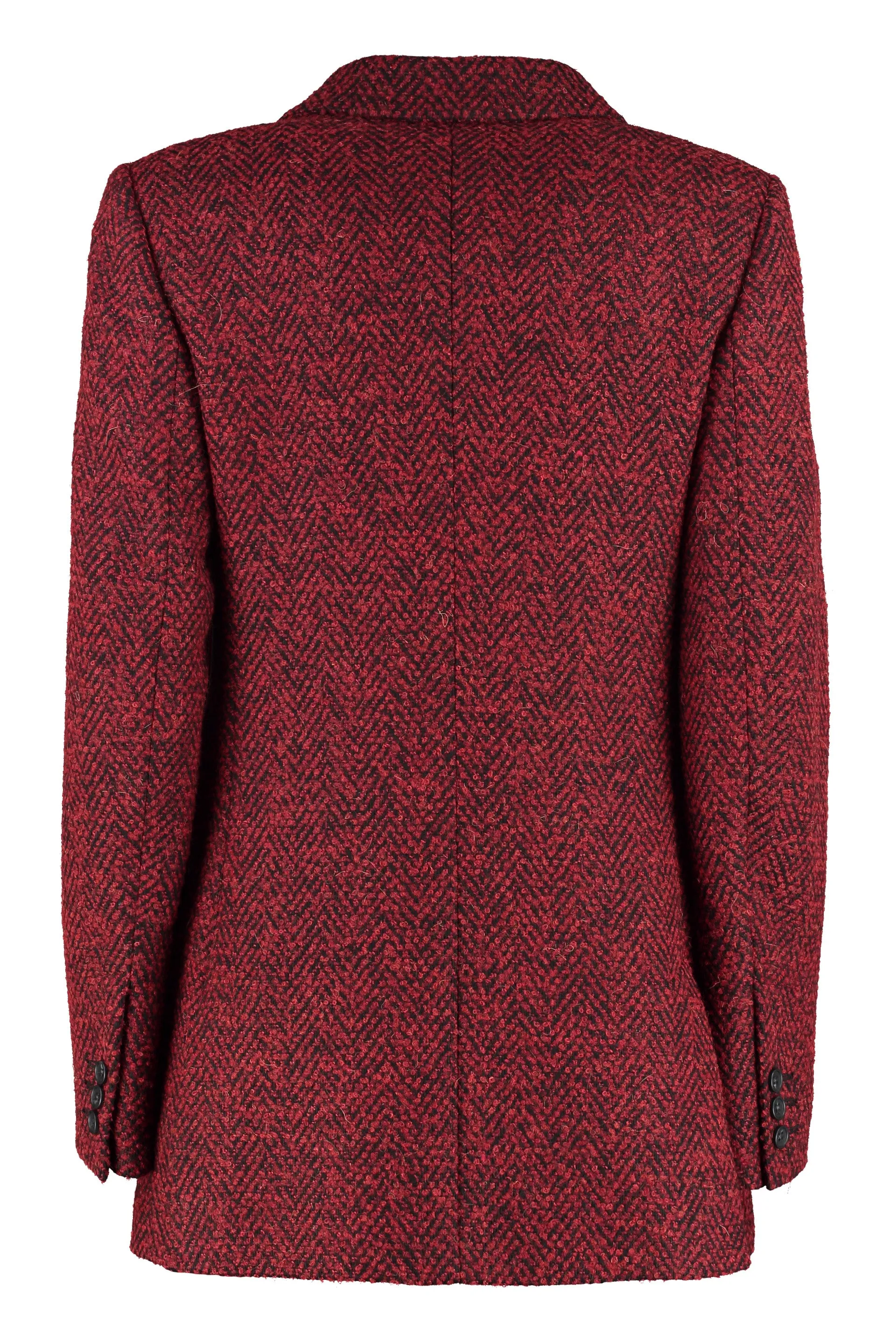 REDValentino Double-Breasted Long-Sleeved Jacket