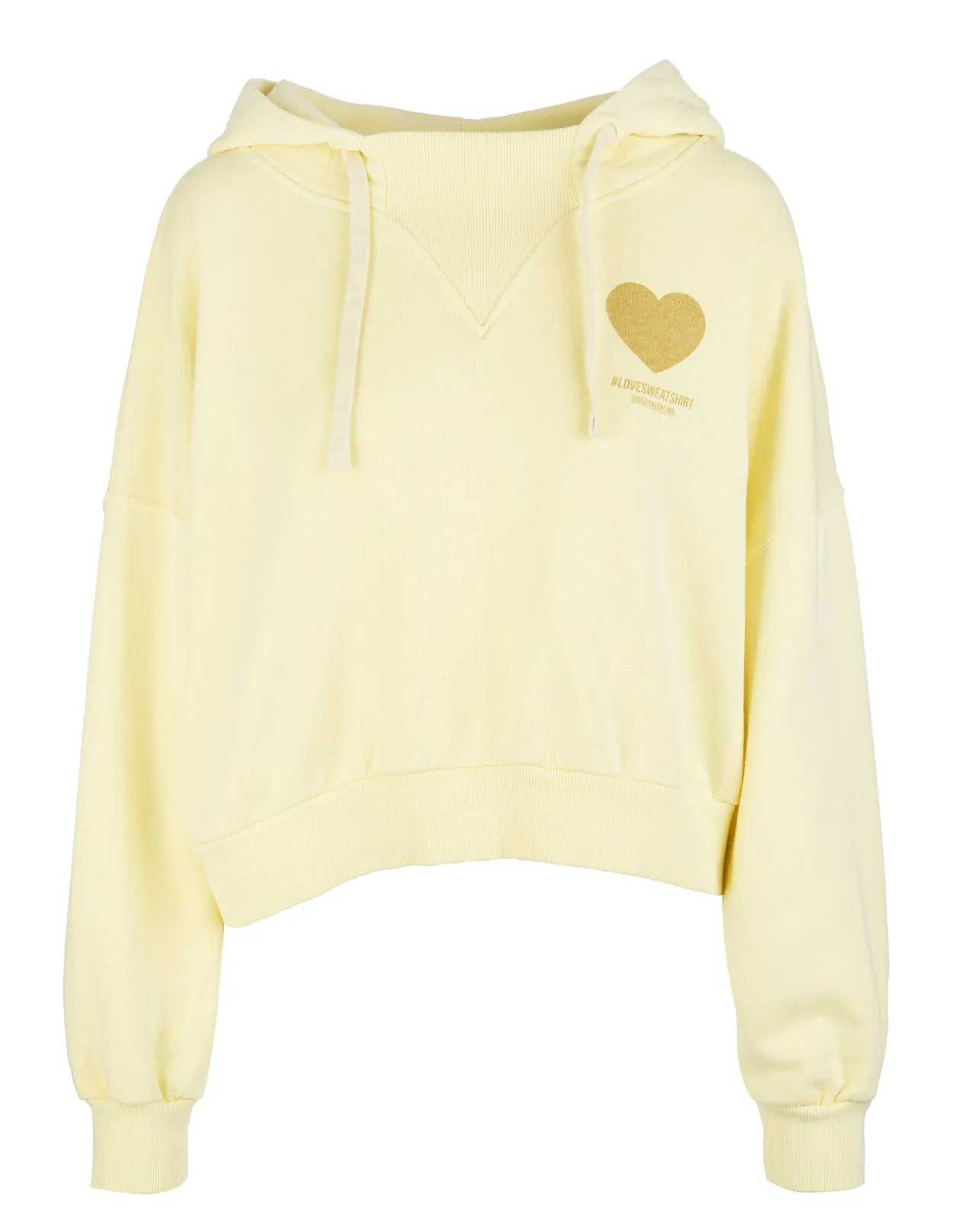 REDValentino Drawstring Slogan Printed Hoodie