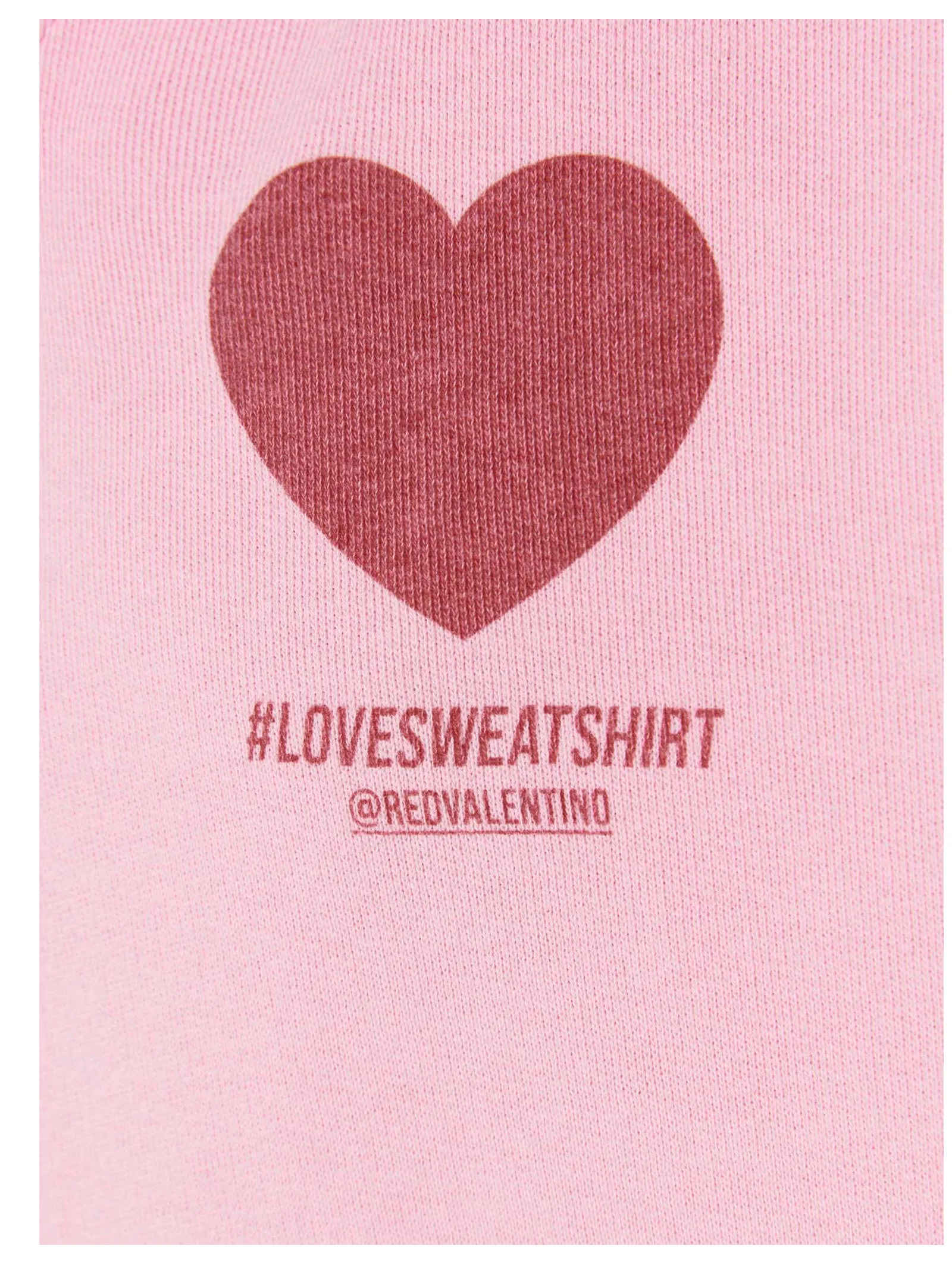 REDValentino Drawstring Slogan Printed Hoodie