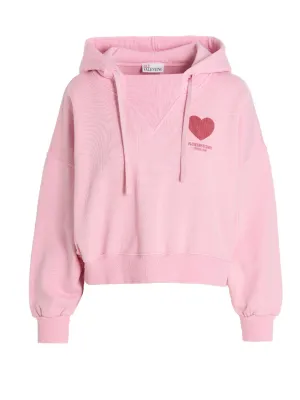 REDValentino Drawstring Slogan Printed Hoodie