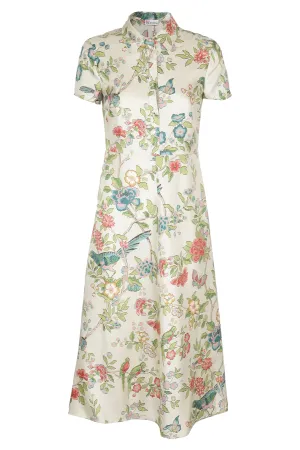 REDValentino Floral Printed Short-Sleeved Dress