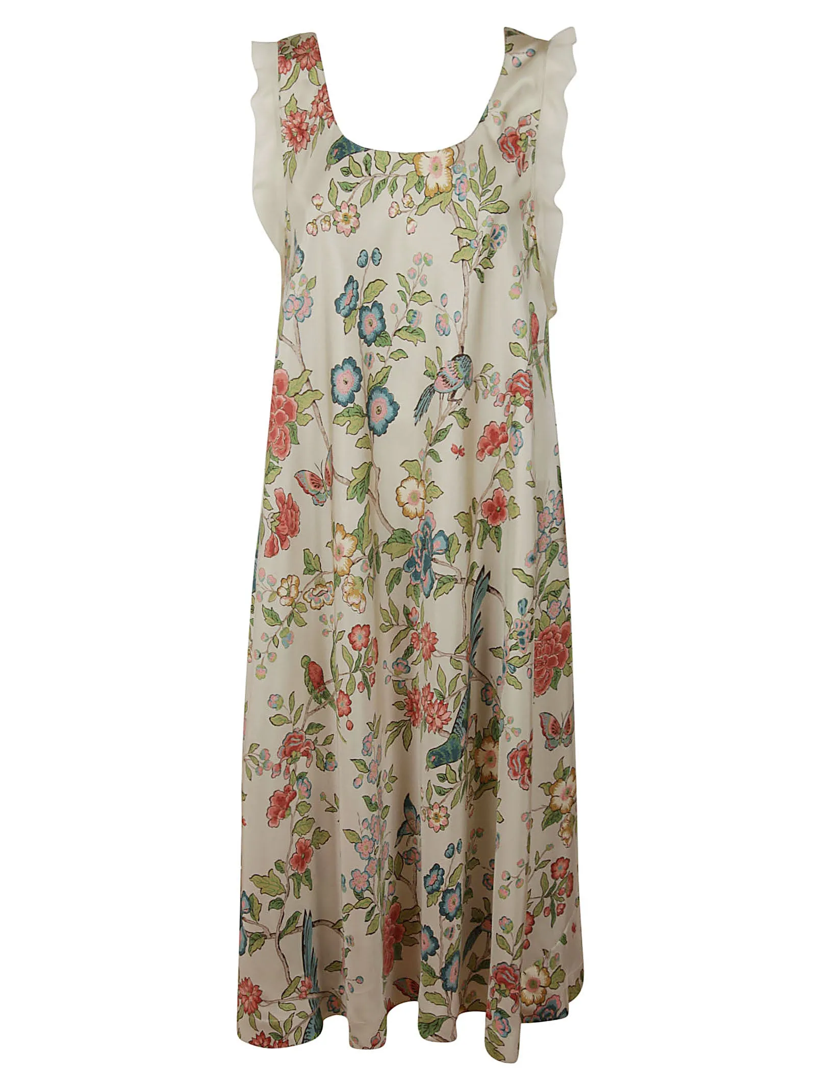 REDValentino Floral Printed Sleeveless Dress
