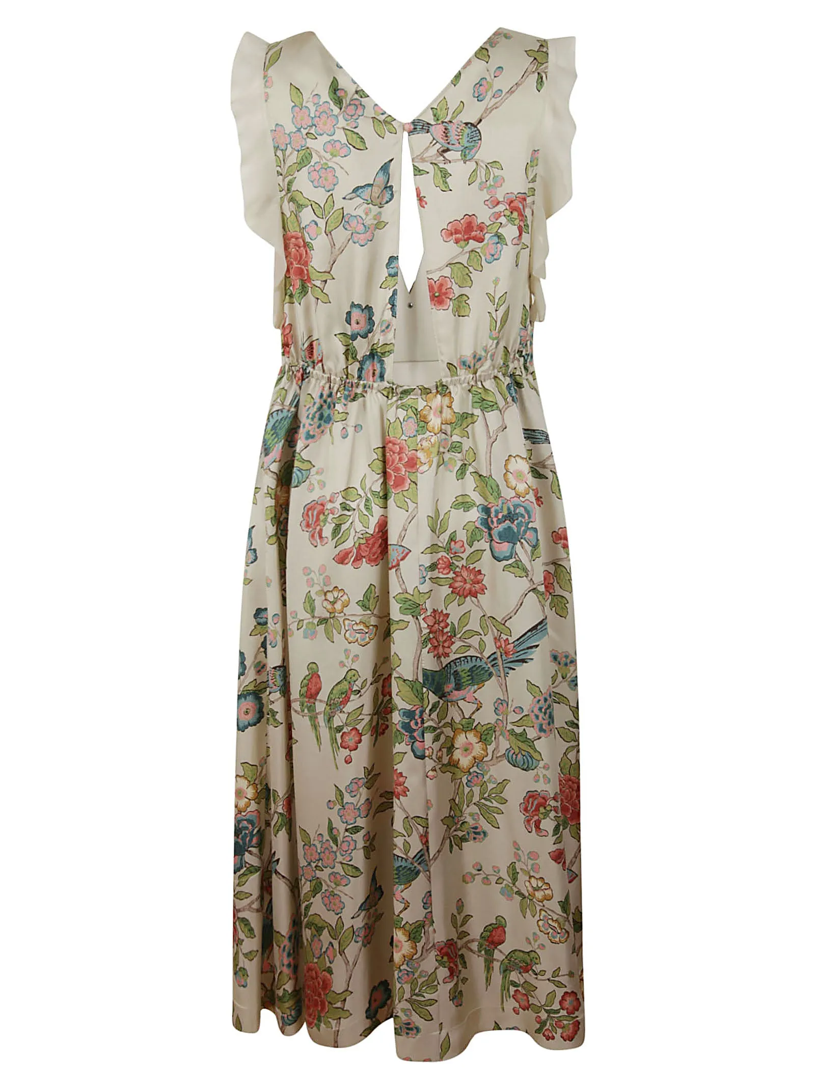 REDValentino Floral Printed Sleeveless Dress