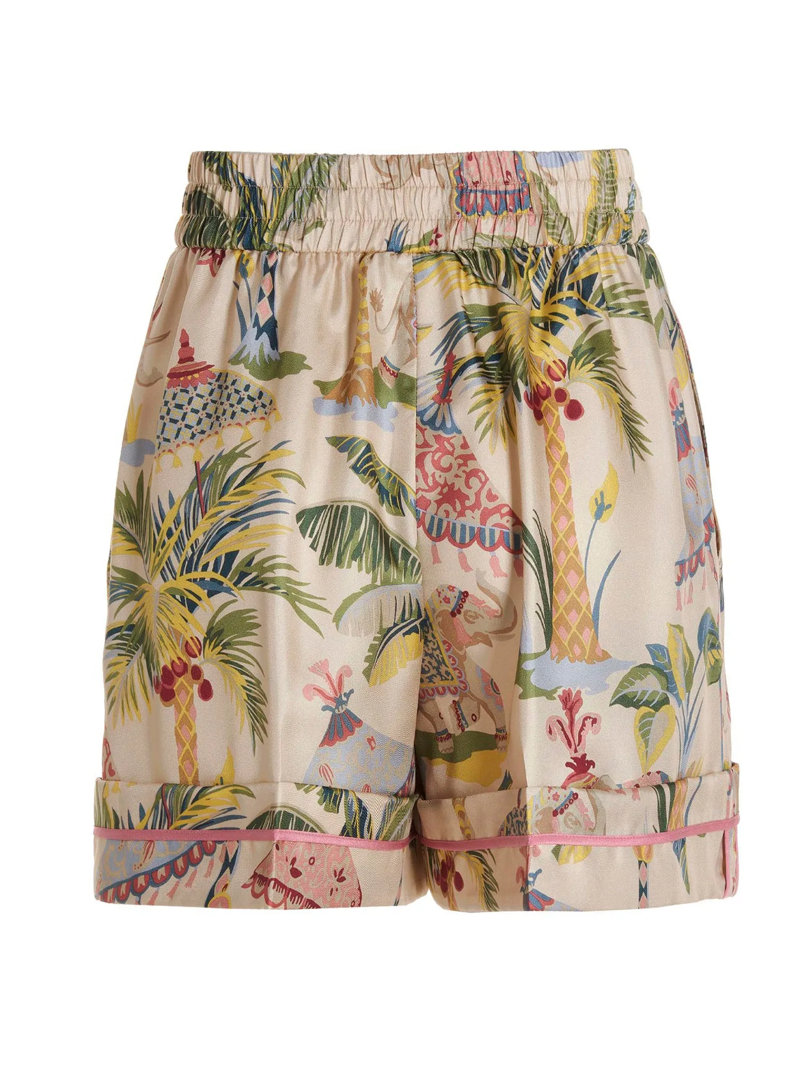 REDValentino Graphic Printed Shorts
