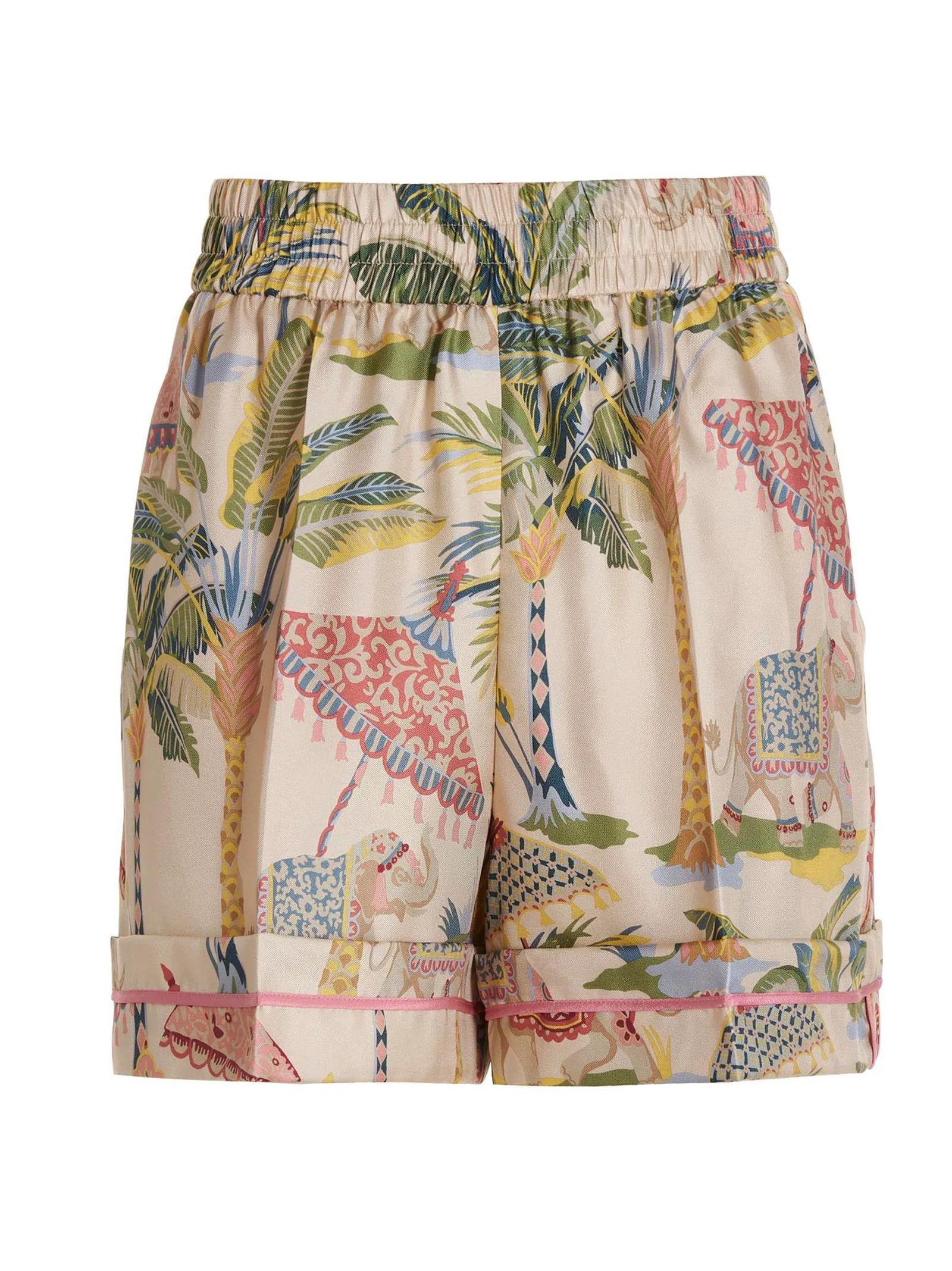 REDValentino Graphic Printed Shorts