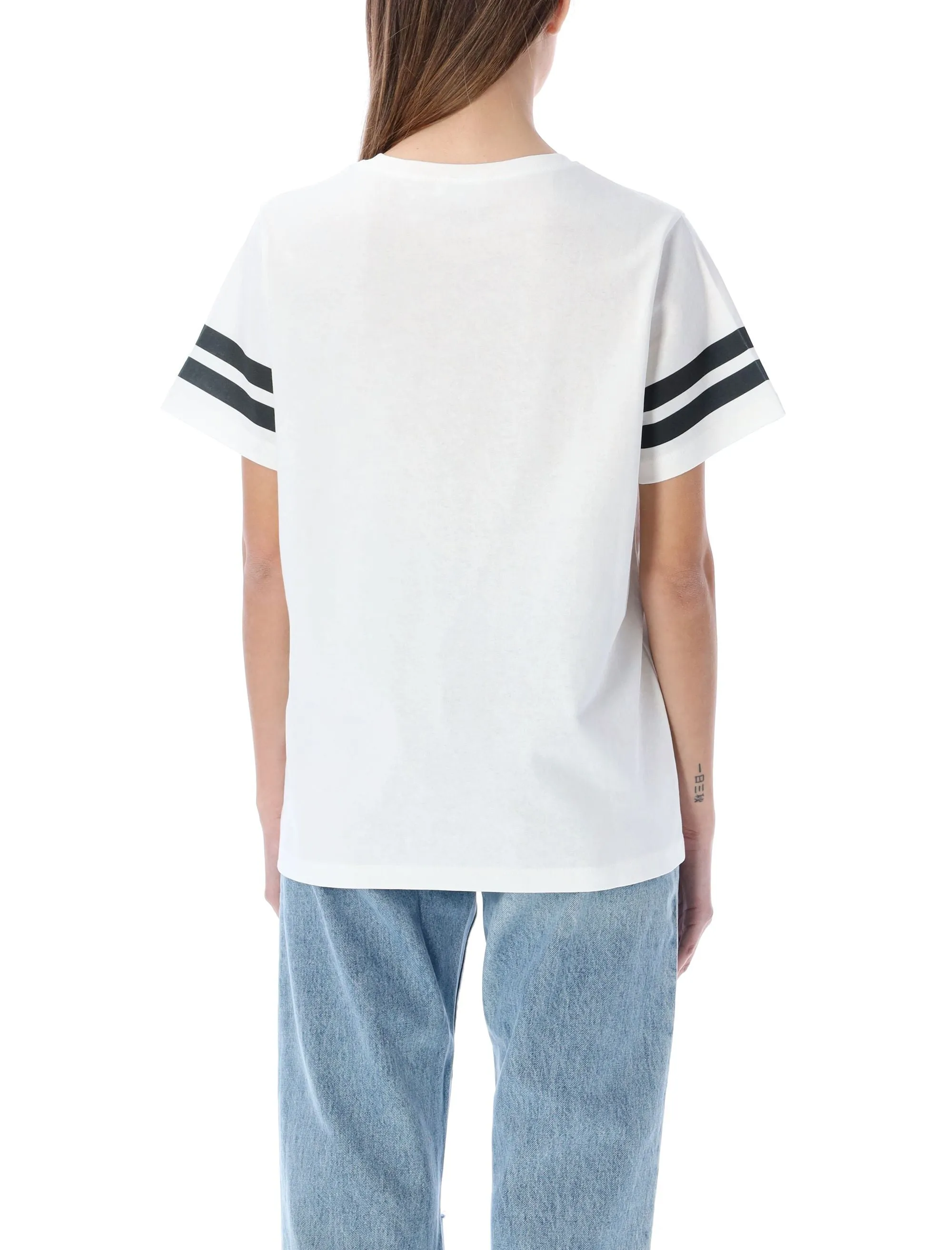 REDValentino Logo Printed Crewneck T-Shirt
