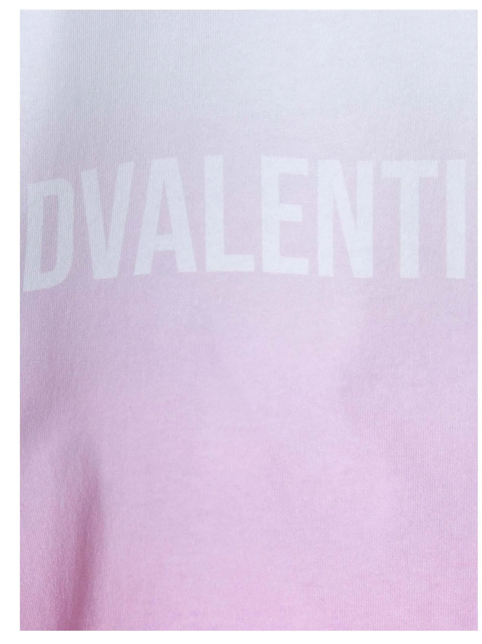 REDValentino Logo Printed Two-Tone Crewneck T-Shirt