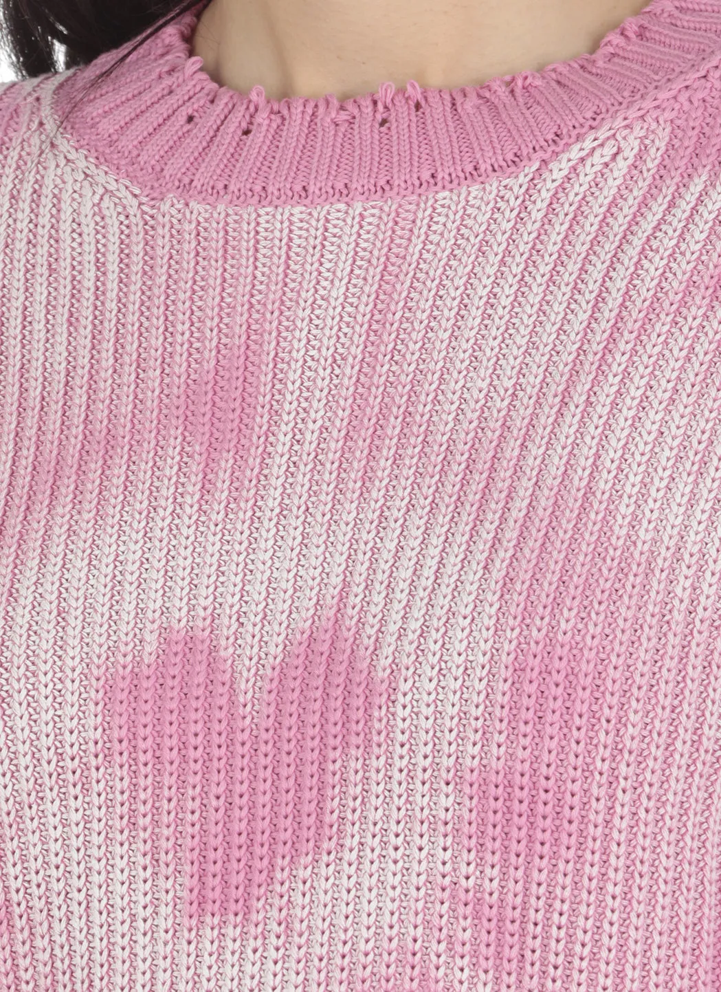 REDValentino Long-Sleeved Cropped Sweater