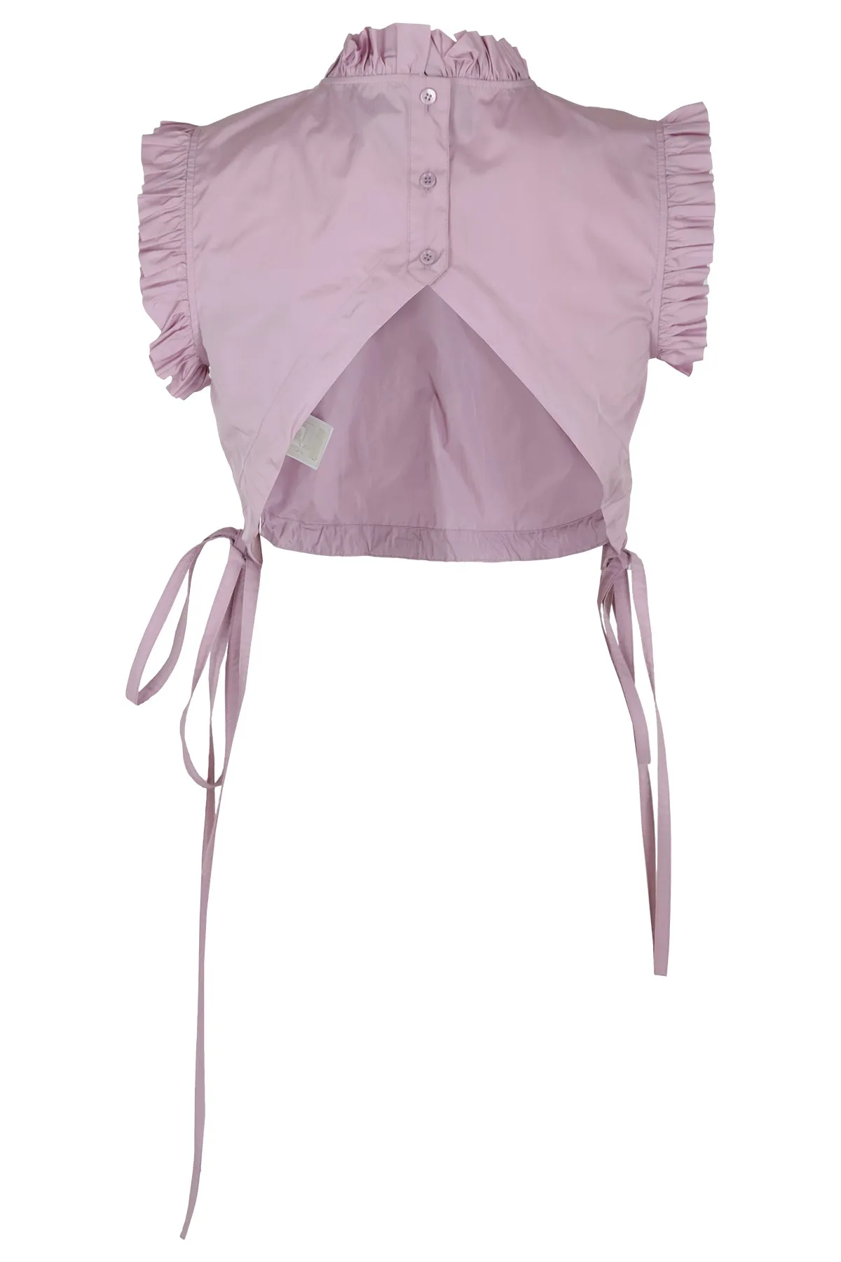 REDValentino The Black Tag Ruffle Detail Top