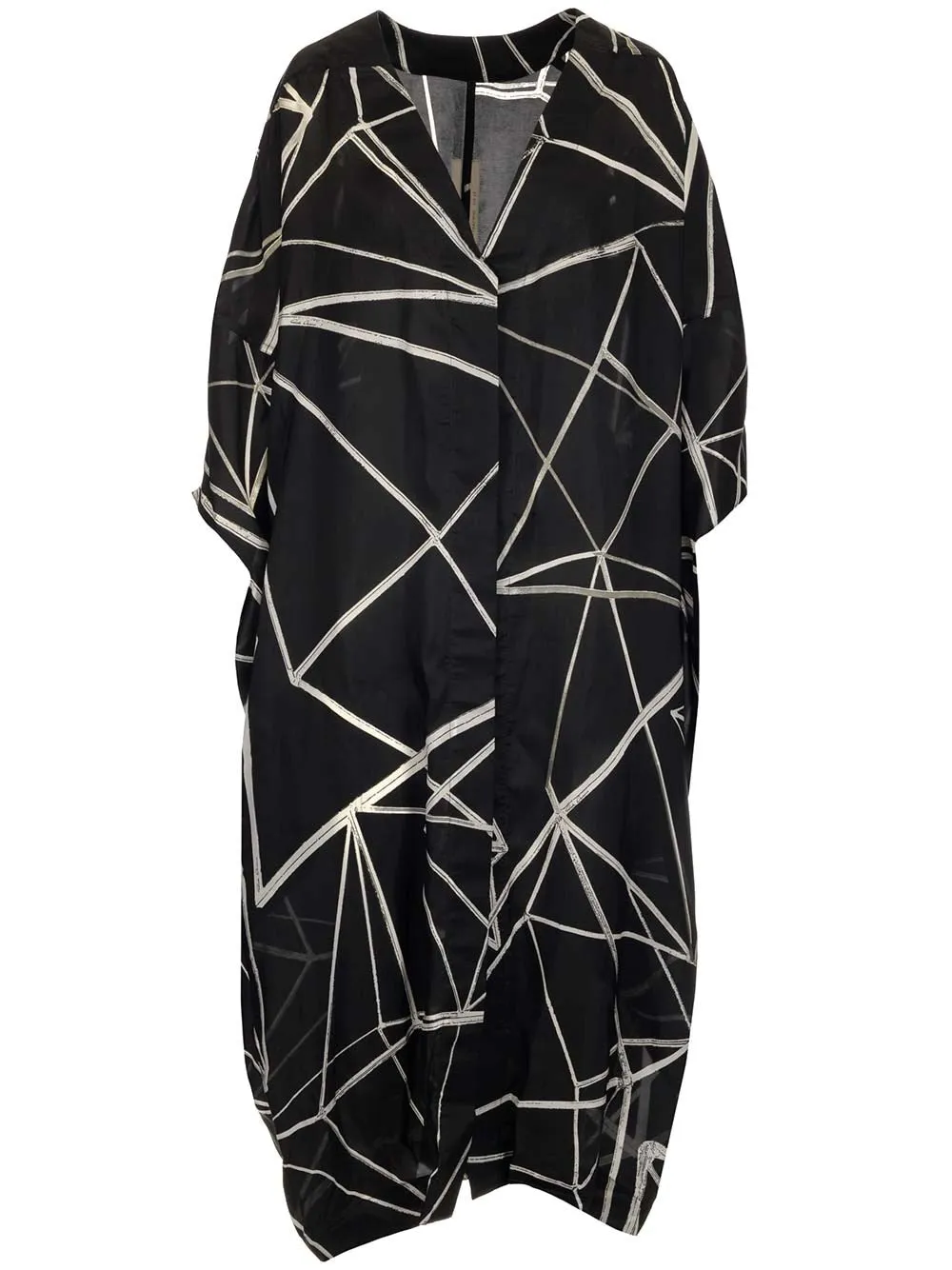 Rick Owens Draped Dropped Armhole Tecuatl Coat