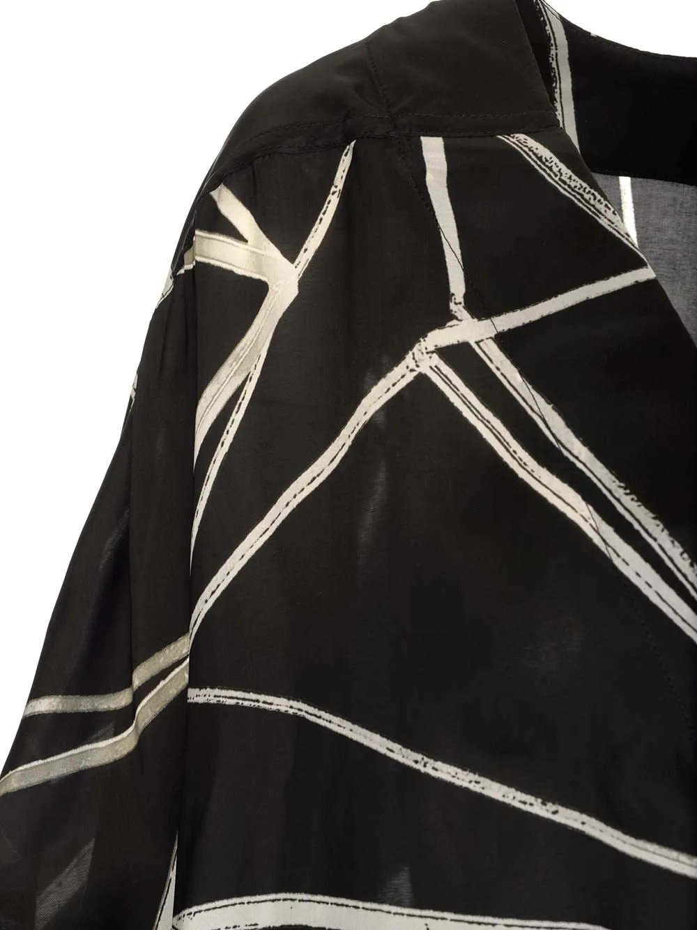 Rick Owens Draped Dropped Armhole Tecuatl Coat