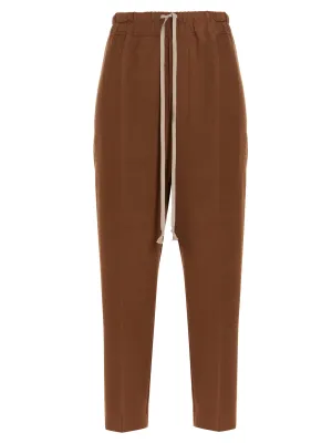 Rick Owens Drawstring Tapered Leg Trousers