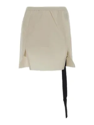 Rick Owens DRKSHDW Front Slit High Waist Mini Skirt