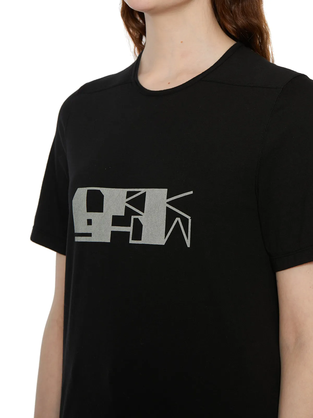 Rick Owens DRKSHDW Logo Printed Crewneck T-Shirt