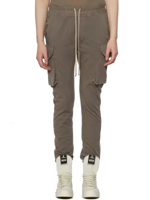 Rick Owens DRKSHDW Mid-Rise Drawstring Cargo Trousers